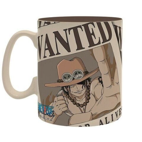 Mug - One Piece - Wanted Ace 460 Ml