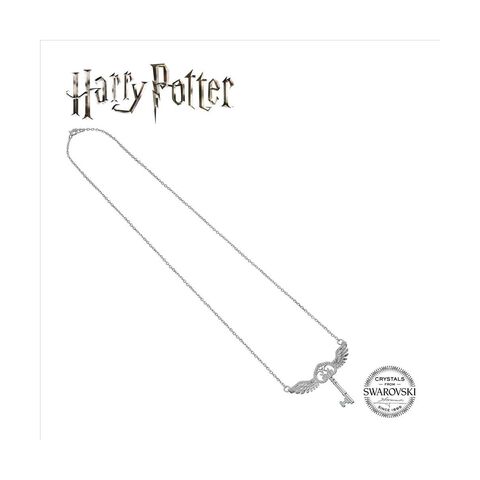 Collier - Harry Potter - Cle Volante Avec Cristaux De Swarovski