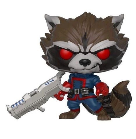 Figurine Funko Pop! N°396 - Les Gardiens De La Galaxie - Comic Rocket Raccoon