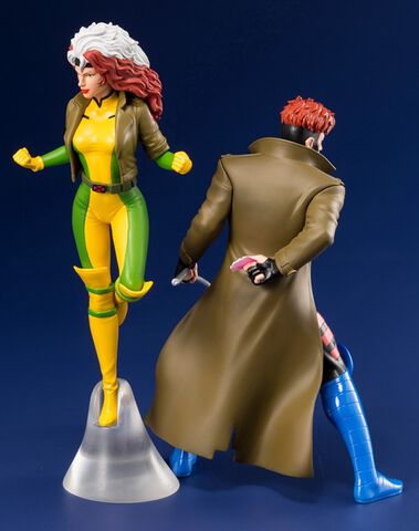 Statuette Kotobukiya Artfx - X-men - Gambit Et Malicia