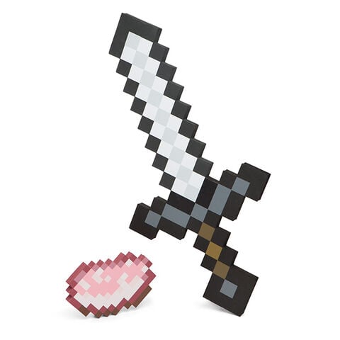 Jouet - Minecraft - Epée En Fer Avec Côte De Porc (exclu Gs)