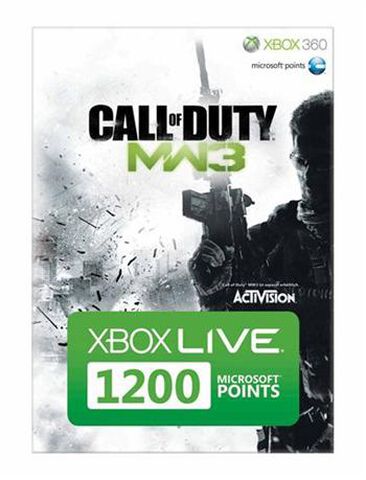 Xbox Live 1200 Points Mw3