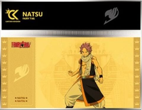 Golden Ticket Cartoon Kingdom - Fairy Tail - Natsu