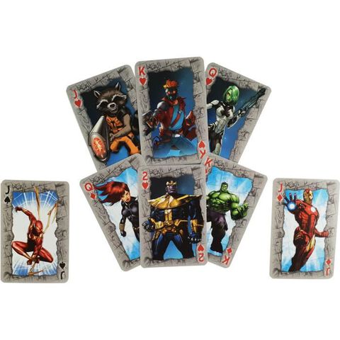 Marvel - Jeu de 54 cartes - super héros - pour jouer en famille