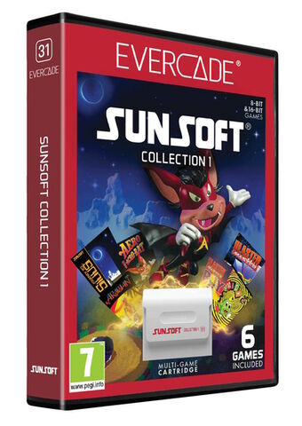 Blaze Evercade Sunsoft Collection Red Cart 31