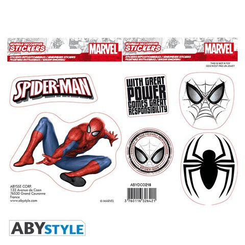 Stickers - Spider-man - 2 Planches