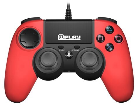 @play Manette Filaire Rouge Ps4 Officielle Sony