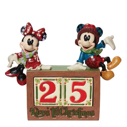 Figurine - Disney Tradition - Compte à Rebours Mickey Et Minnie
