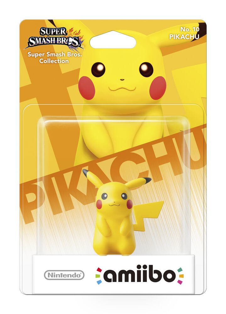 Reassort Figurine Amiibo N°10 Smash Pikachu