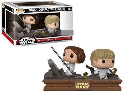 Figurine Funko Pop! N°224 - Star Wars - Luke & Leia Trash Compactor Twin Pack Lt