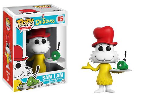 Figurine Funko Pop! N°05 - Dr. Seuss - Sam I Am Flocked (exclusivité Micromania