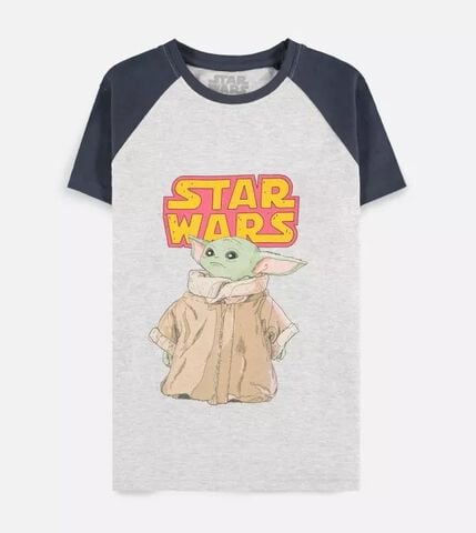 T Shirt - Star Wars - The Mandalorian T Shirt Enfant Fille 158/164
