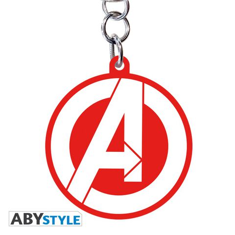 Porte-cles - Marvel - Logo Avengers En Pvc