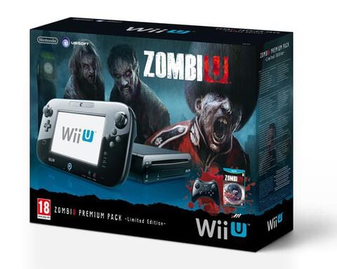 Nintendo Wii U Pack Premium Zombi U 32 Go Noir