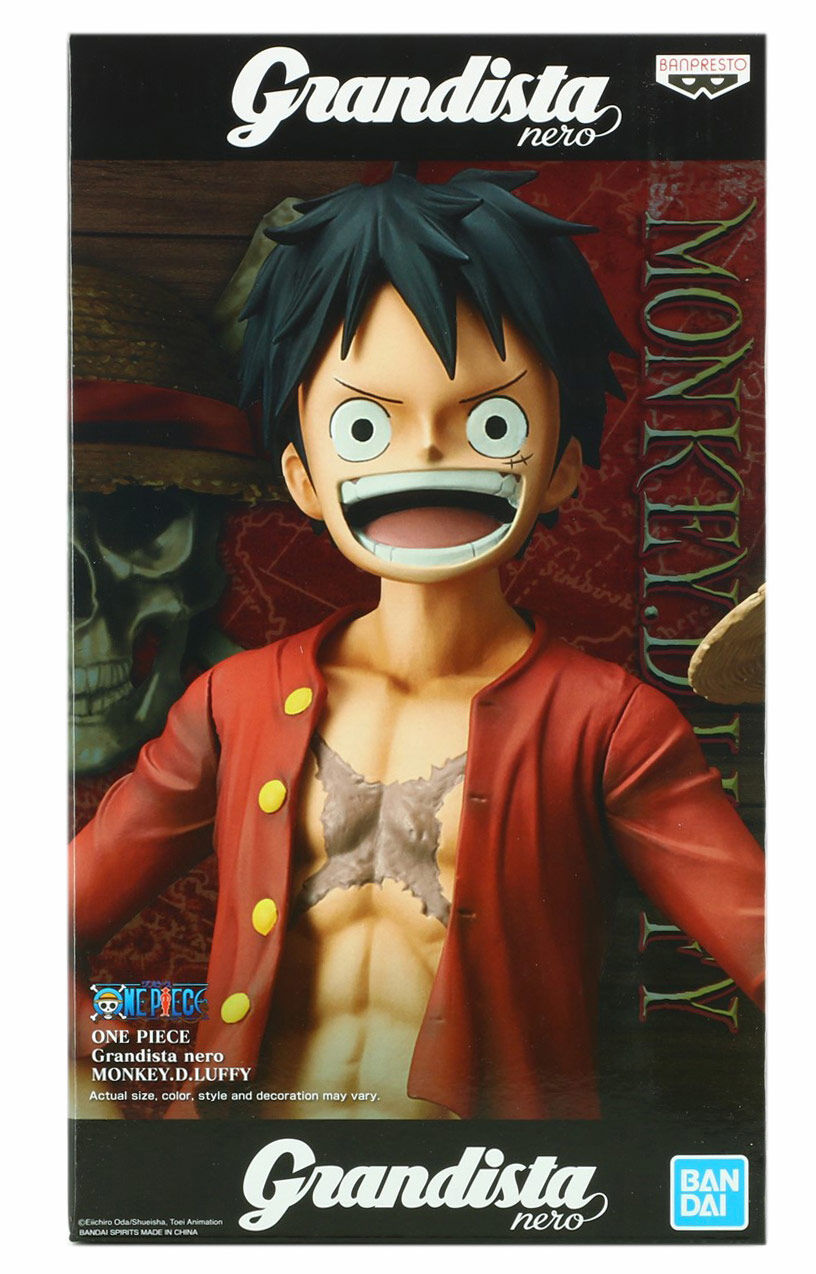 Banpresto Officiel Figurine Neuf LUFFY Grandista Nero One Piece 