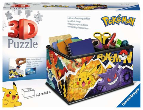 Puzzle 3d - Pokemon - Boite De Rangement
