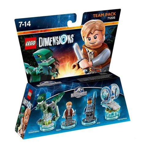 Pack Equipe Lego Dimensions Owen & Trooper - Jurassic World