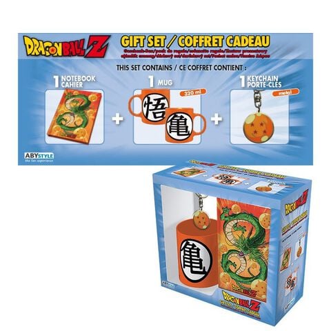 Coffret - Dragon Ball - Mug 320 Ml + Porte-clés + Cahier Shenron