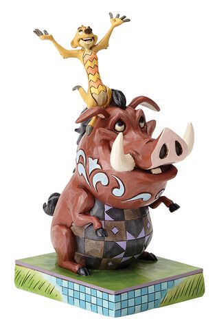 Statuette - Le Roi Lion - Disney Traditions Timon Et Pumba