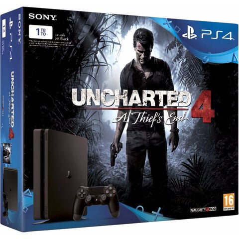 Pack Ps4 Slim 1to Noire + Uncharted 4