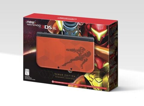 Nintendo New 3ds Xl Rouge Metroid Samus Edition Limitée