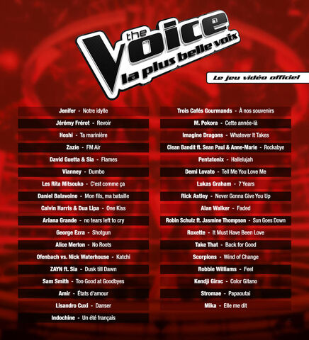 The Voice La Plus Belle Voix 2019 sur PS4, tous les jeux vidéo PS4