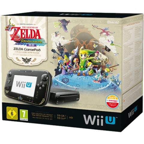 Nintendo Wii U Premium The Legend Of Zelda Windwaker Hd 32go