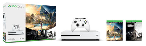 Pack Xbox One S 1to Blanche + Ac Origins+r6 Siege