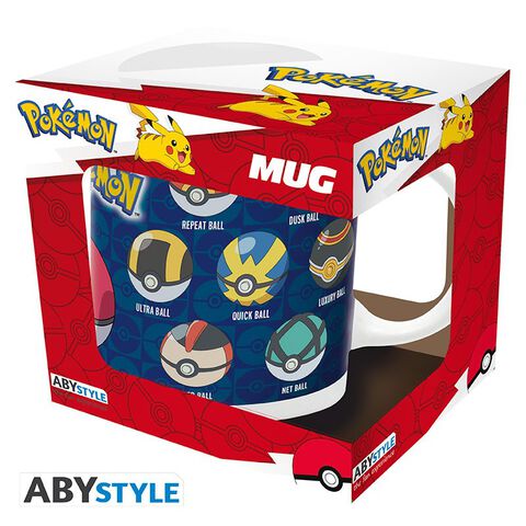 Mug - Pokemon - Variétés De Poké Balls - 320ml