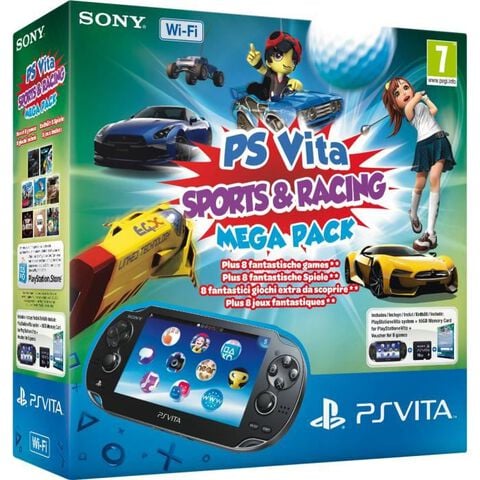 Pack Ps Vita Wifi Mega Pack Sport & Course + Cm 16 Go