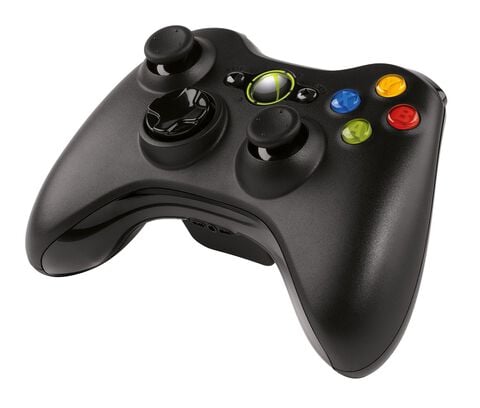 Manette Sans Fil Noire Pour Windows Xbox 360-pc