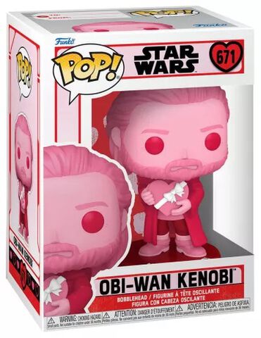 Figurine Funko Pop! - Star Wars - Valentines S4 Obi-wan Kenobi