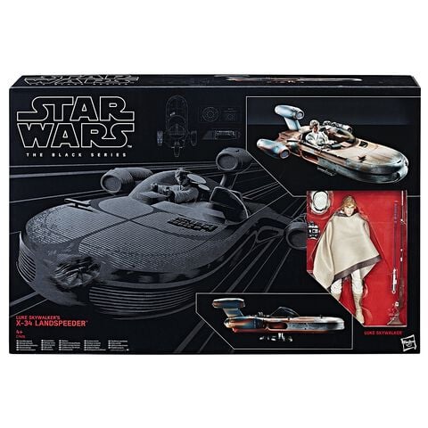 Figurine - Star Wars - Black Series Luke Et Son Landspeeder (avp Micro)