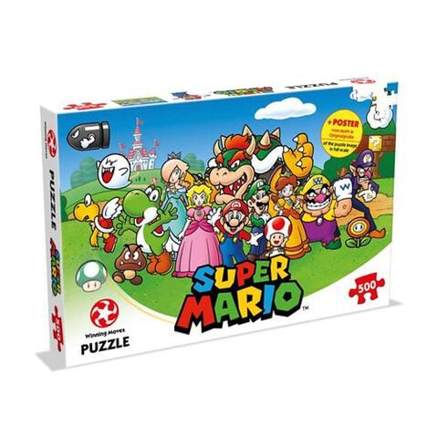 Puzzle - Mario - Super Mario And Friends 500 Pieces (nouvelle Version)