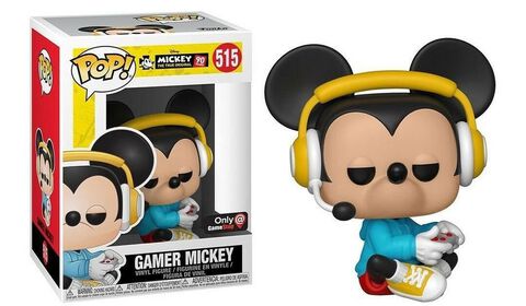 Figurine Funko Pop! N°515 - Mickey 90 Ans - Mickey Gamer (assis) (exclusivité Mi