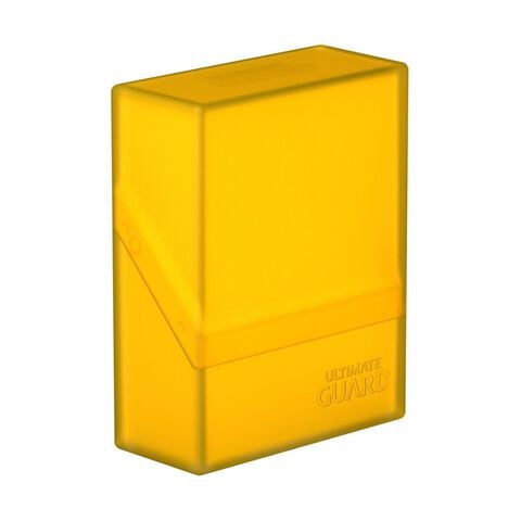 Boite Pour Cartes - Ultimate Guard - Deck Case Boulder 40  Taille Standard Amber
