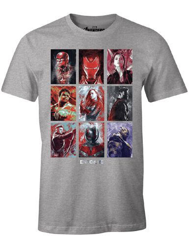 T-shirt Homme - Avengers - Endgame Avenger Group Emotion - Anthracite - Taille M