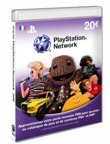 Acheter carte Playstation Network 20 euros, carte PSN 20 euros