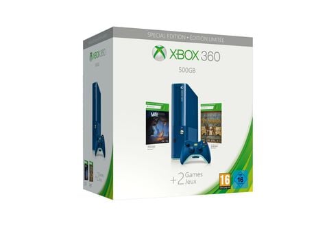 Pack X360 500 Go Blue Edition Exclu Micromania