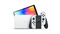 Nintendo Switch (modèle Oled) Avec Station D'accueil Et Manettes Joy-con Blanche thumb 4