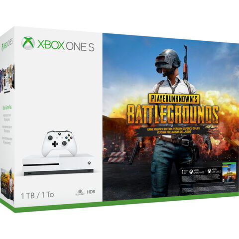 Pack Xbox One S 1to Blanche + Playerunknown's Battlegrounds