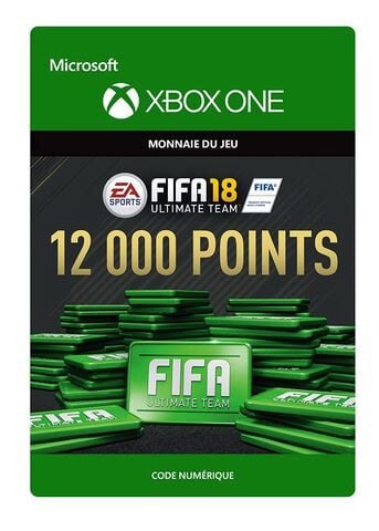 FIFA 18 Ultimate Team 12 000 Pts Xbox One