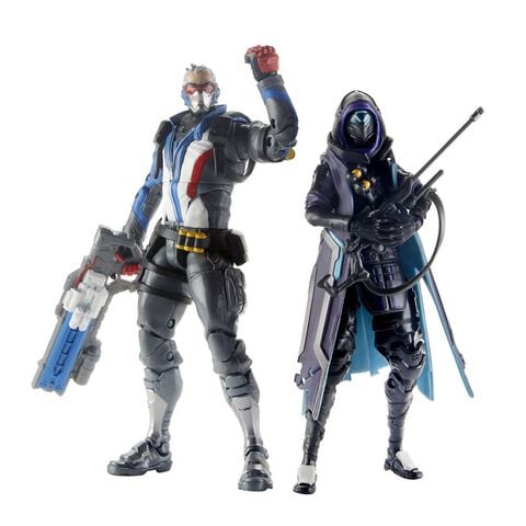 Figurine Collectible Action Figure - Overwatch Ultimate - Ana Et Soldier - Twin