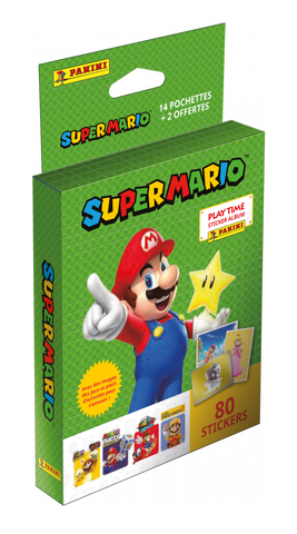 Cartes Panini - Super Mario - Stickers - Blister 14+2