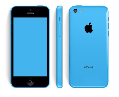 Iphone 5c 16gb Orange Bleu / Bon Etat