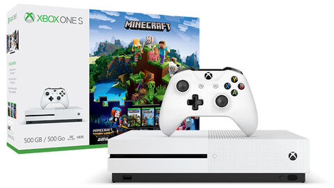 Pack Xbox One S 500go Blanche + Minecraft