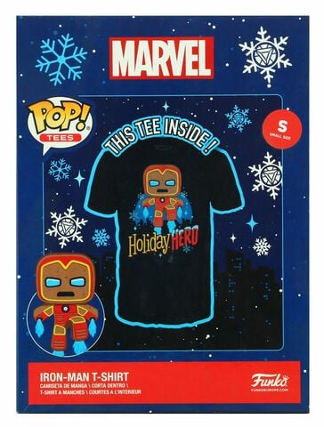Boxed Tee - Marvel Holiday - Gb Iron Man- Xl