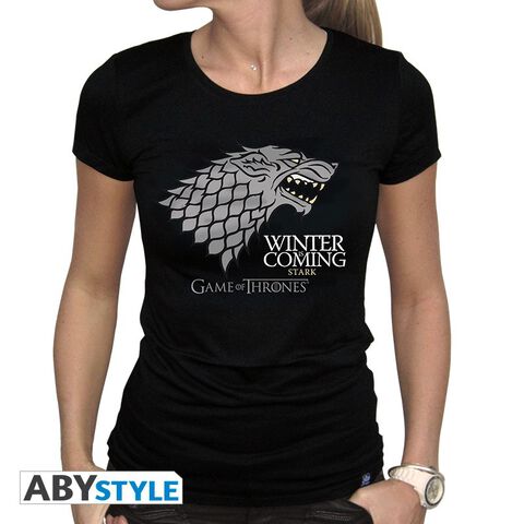 T-shirt Femme - Game Of Thrones - Targaryen Fire And Blood - Bordeaux - Taille M