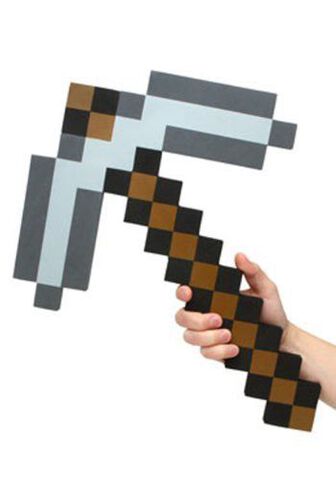 Pioche En Mousse - Minecraft - Pixelisée