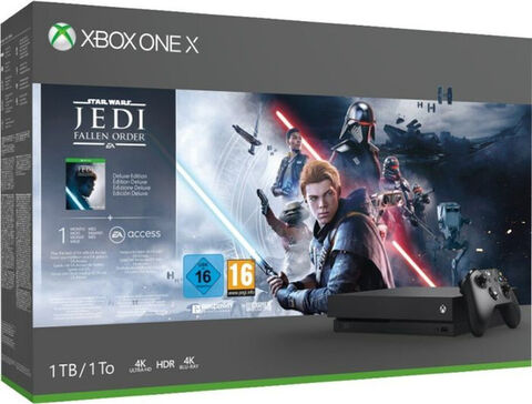 Pack Xbox One X 1to + Star Wars Jedi Fallen Order (voucher)